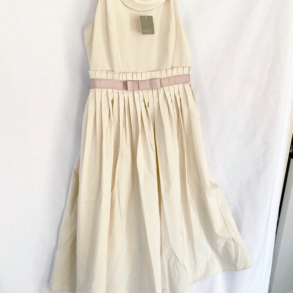 Moulinette Soeurs Cream Midi Dress - Picture 4 of 11